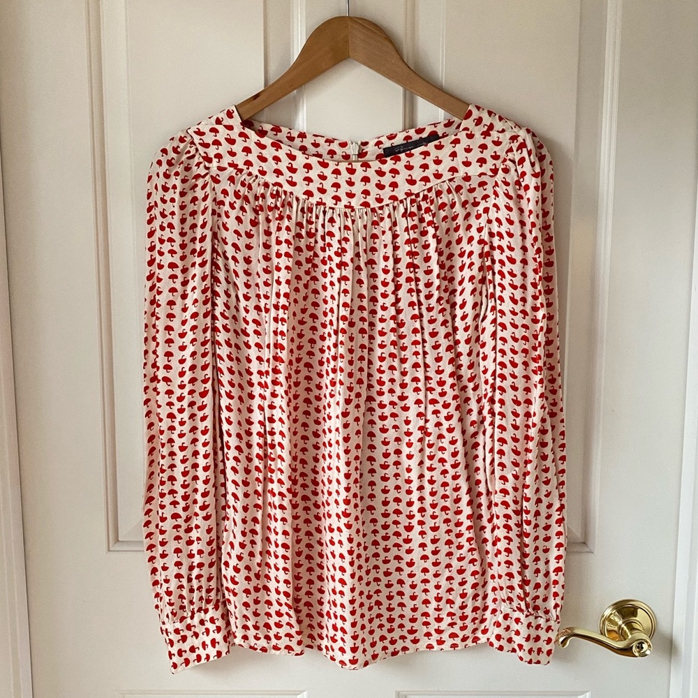 Pippa Umbrella Print Top